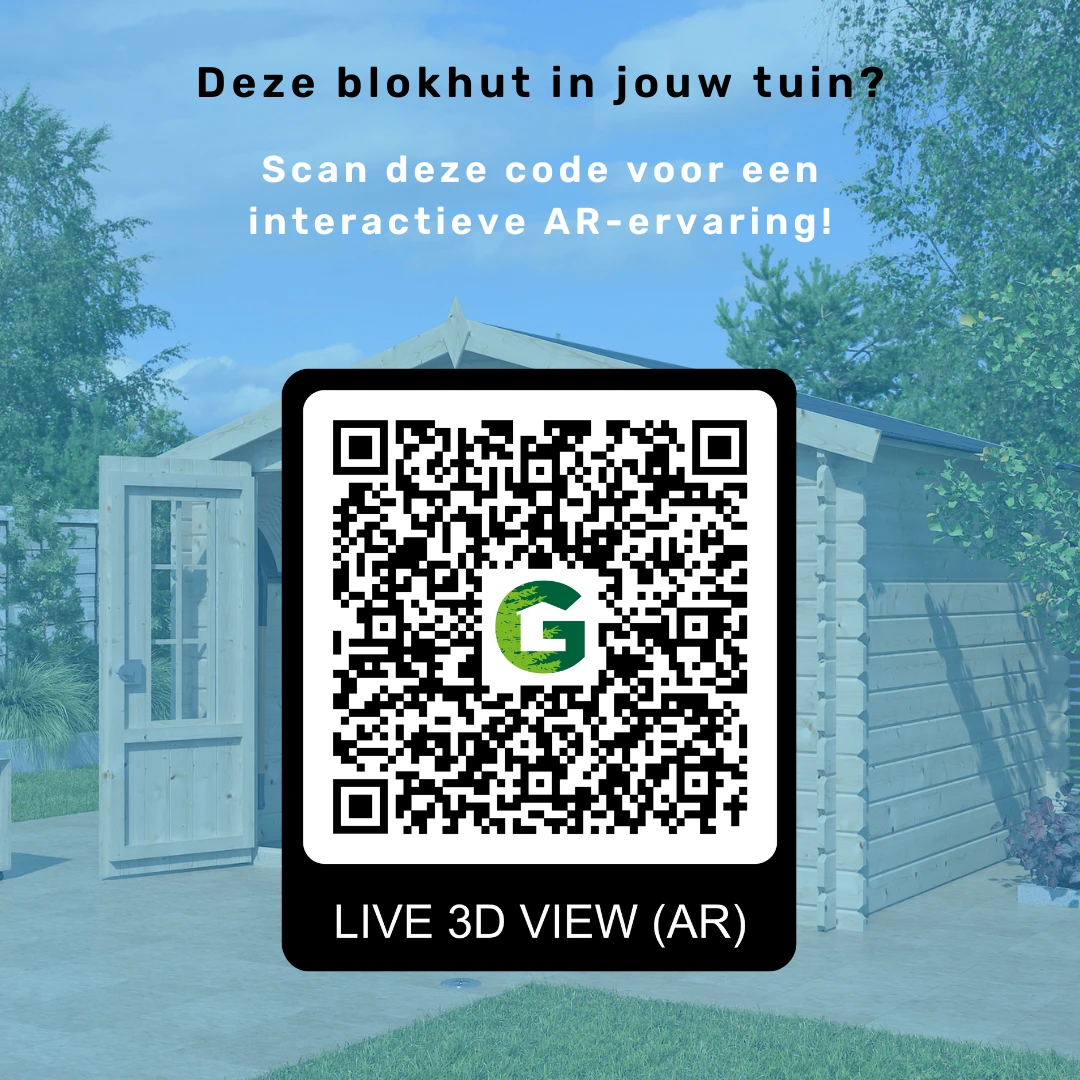 Woodlands Blokhut Svendborg Groen Geïmpregneerd 180 x 180 cm - Afbeelding 6